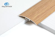 Ajuste de aluminio del borde del piso del grano 6063 de madera para la decoración del umbral