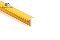Los 6063 perfiles de aluminio de oro ISO9001 de T aprobaron la altura de 10.5m m