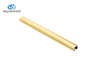 oro brillante del perfil de aluminio del canal U de la anchura T6 de 10m m para la línea de demarcación