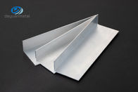 6063 perfiles de aluminio del ángulo del final del molino, ángulo de aluminio de la protuberancia de 25x50m m
