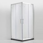 Puerta de ducha de aluminio personalizada con esquina cuadrada y recubrimiento en polvo