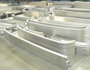 Perfil de aluminio de las piezas del CNC que trabaja a máquina que dobla con forma modificada para requisitos particulares