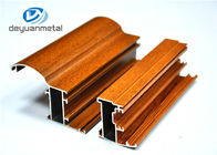 Perfiles de aluminio modificados para requisitos particulares del grano de madera para la resistencia de desgaste de las puertas