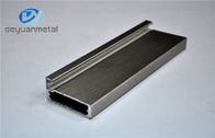 6063 perfiles de aluminio de cepillado Titanium de las protuberancias para Windows y las puertas