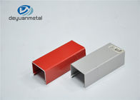 Perfiles estándars de aluminio de capa del polvo rojo que deslizan el estilo abierto GB/75237-2004