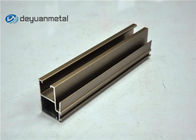 Champán anodizó los perfiles de aluminio de Shopfront, formas comunes de las protuberancias de aluminio