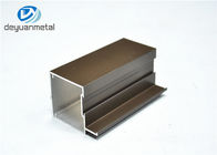 Anodización natural blanca de bronce de desplazamiento de aluminio del perfil de K44 R1 45M M