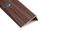 La pared recta de aluminio de Angel Alloy Profiles Powder Coating arregla altura de madera del grano el 1cm