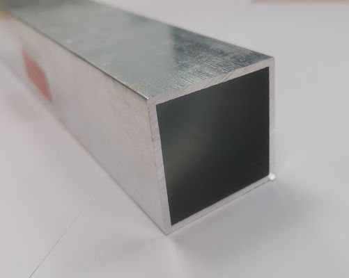 Profiles de extrusión de tubos cuadrados de aluminio de acabado de molino de espesor de 2 mm personalizados
