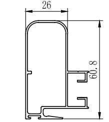 Perfiles de aluminio con ventana corredera, recubrimiento en polvo, bronce, Sudáfrica