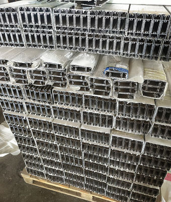 Perfiles de aluminio para ventanas correderas para Sudáfrica con recubrimiento en polvo