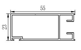 Perfiles de Ventana Corredera de Aluminio Sudáfrica con Recubrimiento en Polvo Negro Blanco