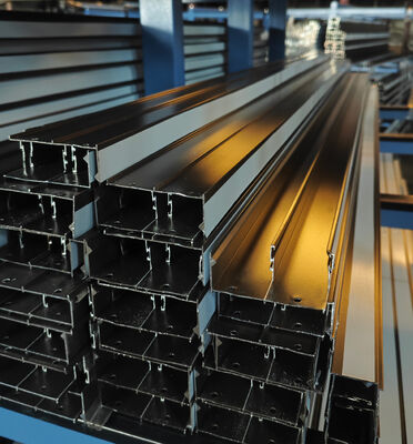 Profiles de extrusión para ventanas de patio de aluminio con recubrimiento en polvo de bronce