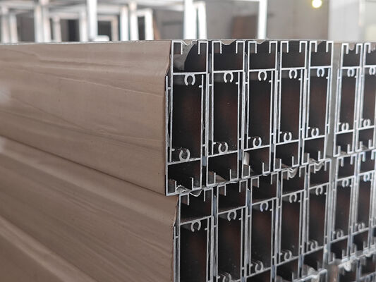 África del Sur Profiles de ventanas de patio de extrusión de aluminio Revestimiento en polvo