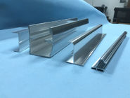 La ducha de aluminio de pulido de plata decorativa perfila SGS ISO9001 certificado