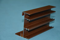 perfil de aluminio de la protuberancia 6063-T5 para el edificio residencial con color de madera