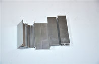 perfil de aluminio de pulido de la protuberancia de la plata 6063-T5 para Windows y las puertas