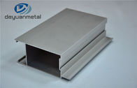 Perfil de aluminio de anodización de plata estándar de la protuberancia para las puertas 6063/T5