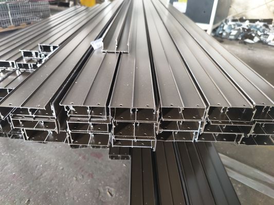 Perfiles de aluminio para ventanas abatibles de Sudáfrica con recubrimiento de polvo blanco