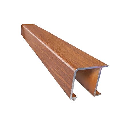 Profile de ventana y puerta de aluminio de grano de madera 6063 T5